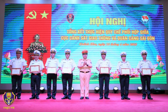 Tổng kết 5 năm quy chế phối hợp giữa Quân cảng Sài Gòn và Cục Cảnh sát giao thông
